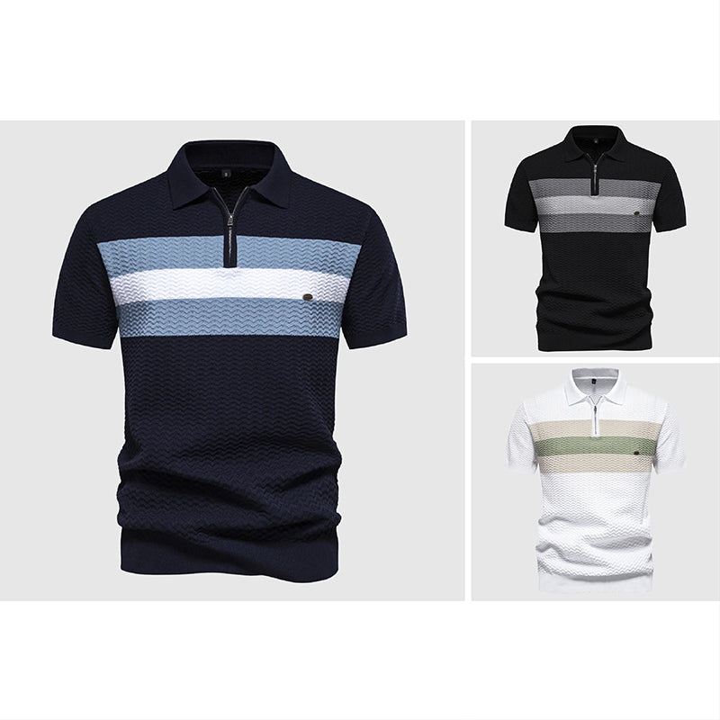 Marina Zip Polo - Polo Shirt CAAYWORLD MEN