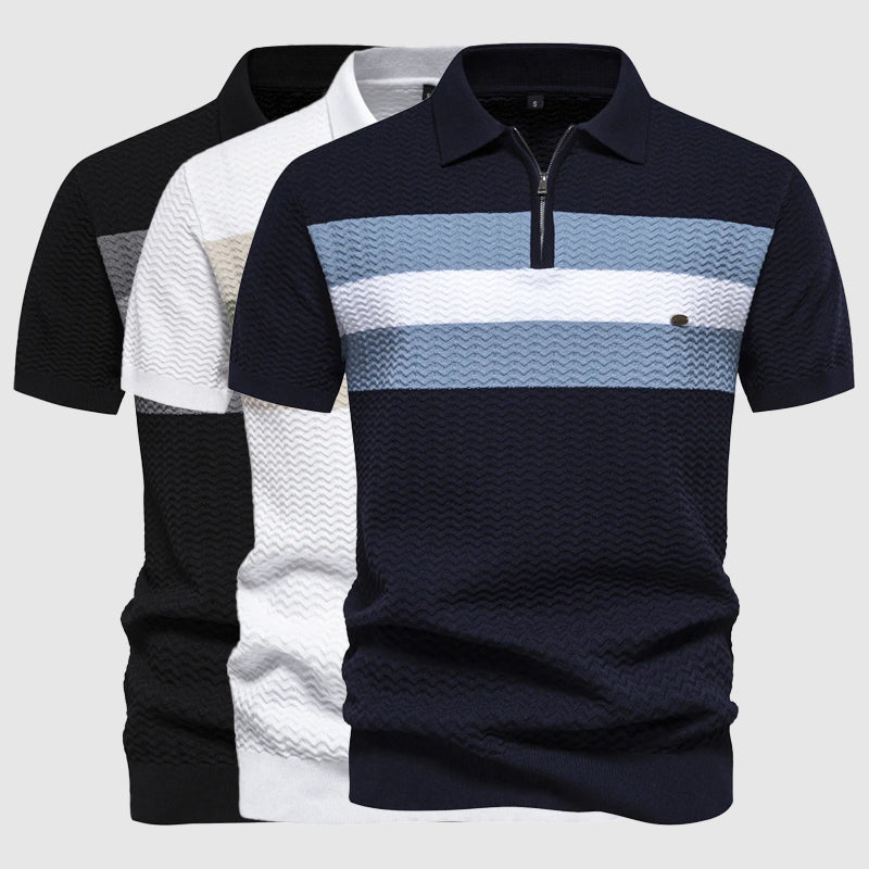 Marina Zip Polo - Polo Shirt CAAYWORLD MEN