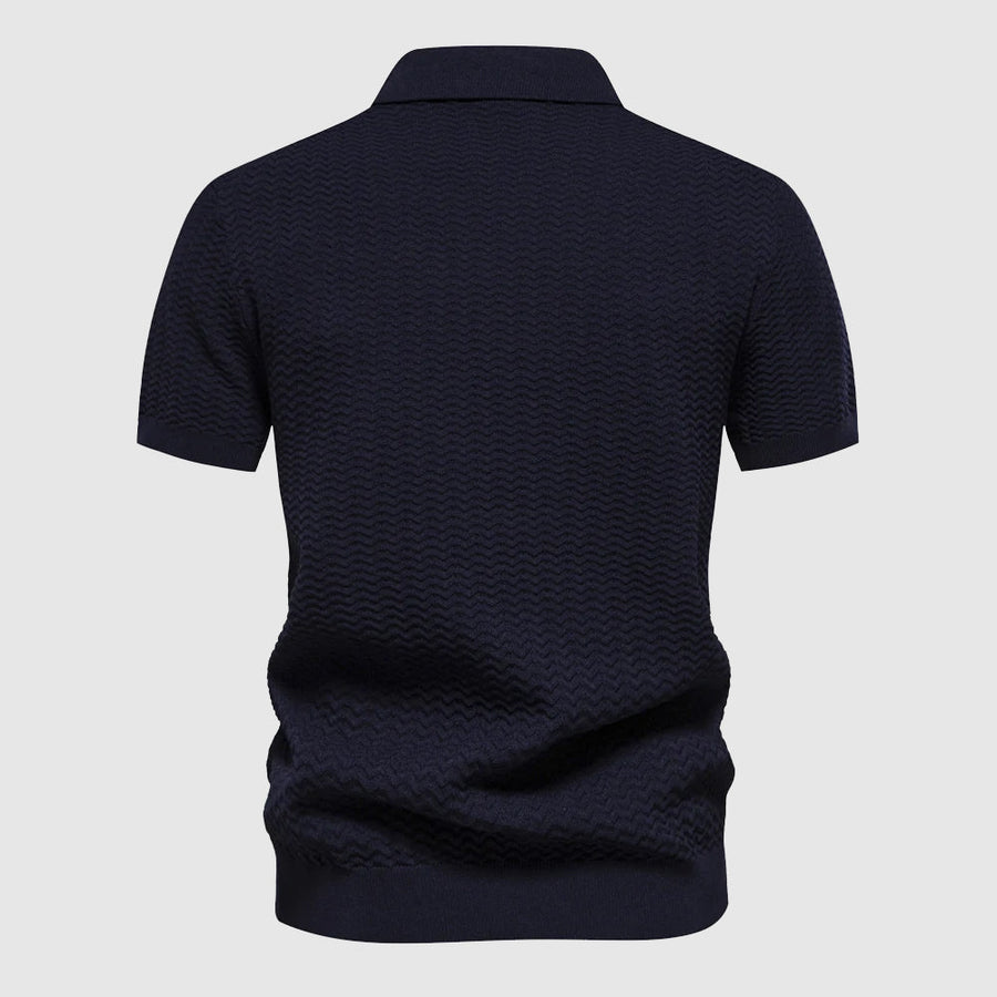Marina Zip Polo - Polo Shirt CAAYWORLD MEN