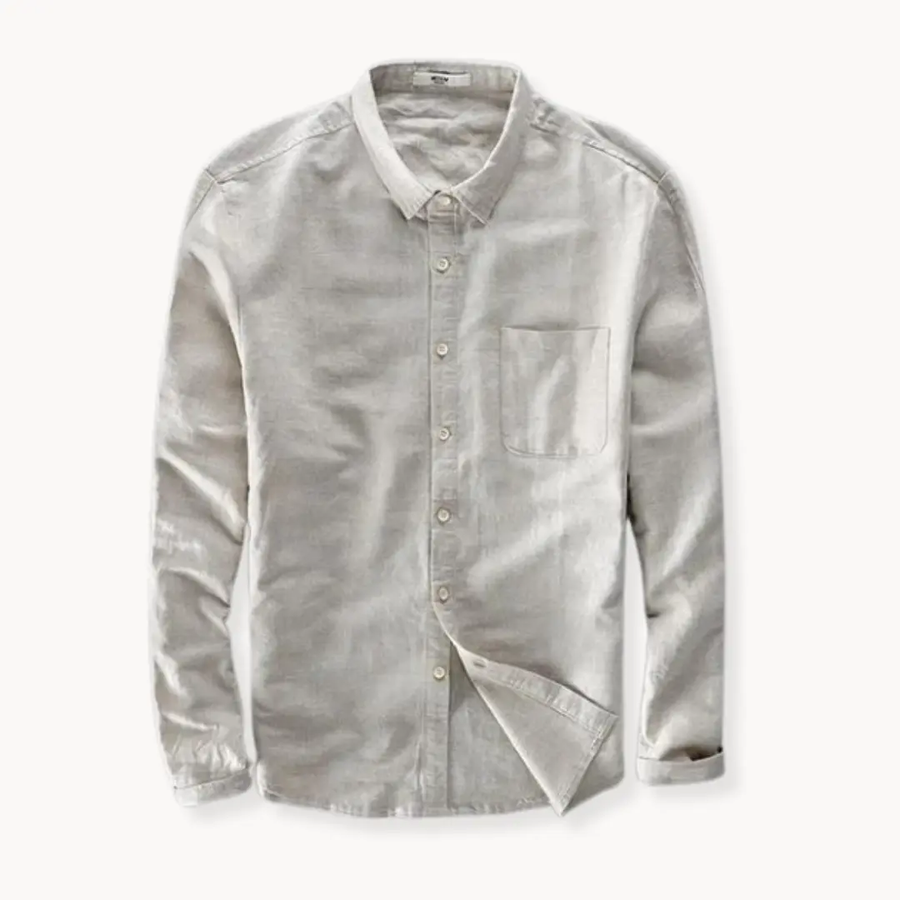 Maritime Slim Fit Linen - Shirt CAAYWORLD