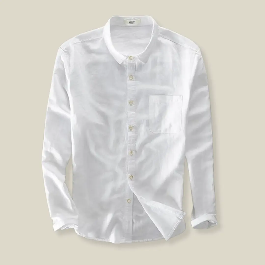 Maritime Slim Fit Linen - Shirt CAAYWORLD
