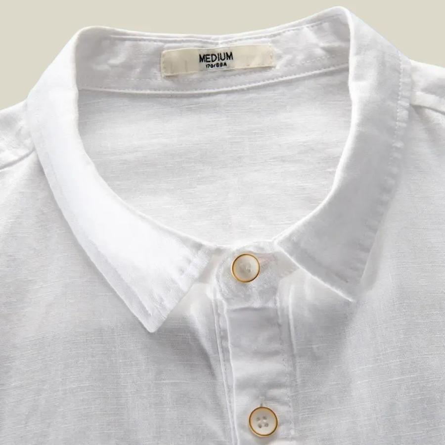 Maritime Slim Fit Linen - Shirt CAAYWORLD