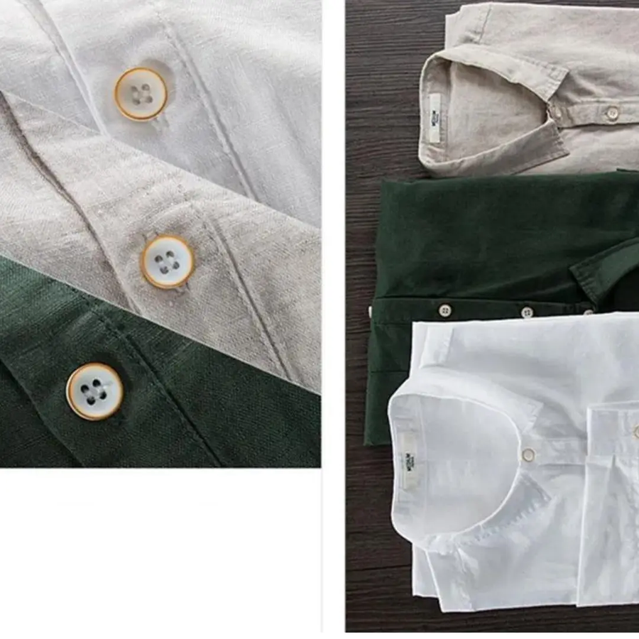 Maritime Slim Fit Linen - Shirt CAAYWORLD
