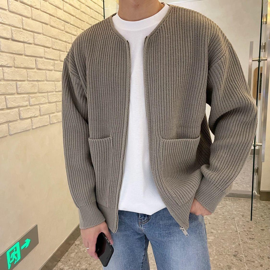 Marlowe Textured Knit - Cardigan CAAYWORLD MEN
