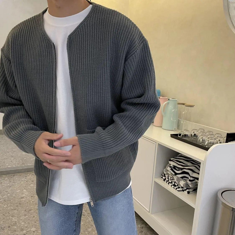 Marlowe Textured Knit - Cardigan CAAYWORLD MEN