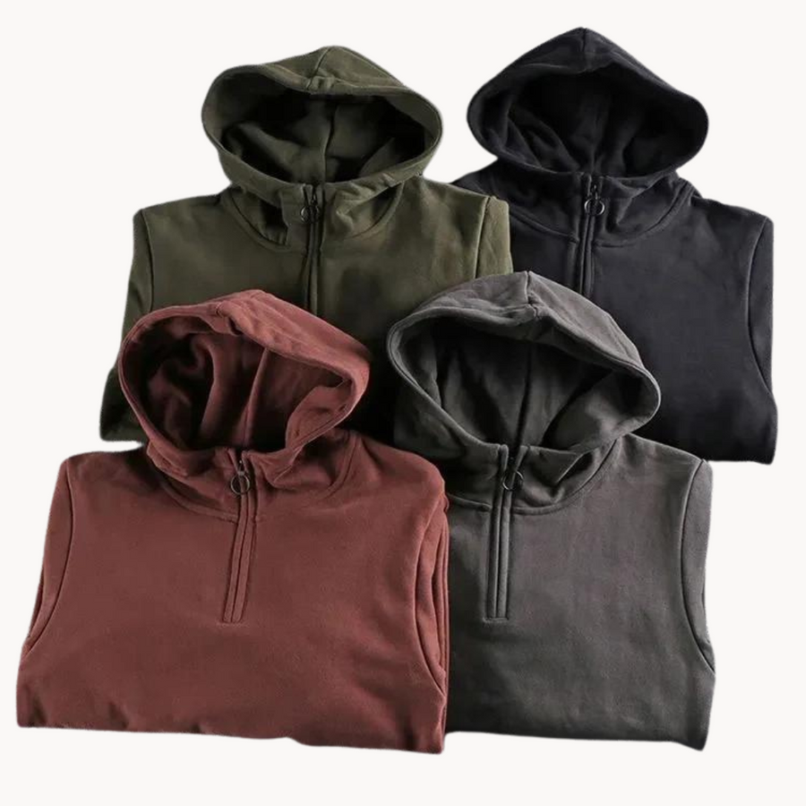 Marque Quarter Zip - Hoodie CAAYWORLD MEN