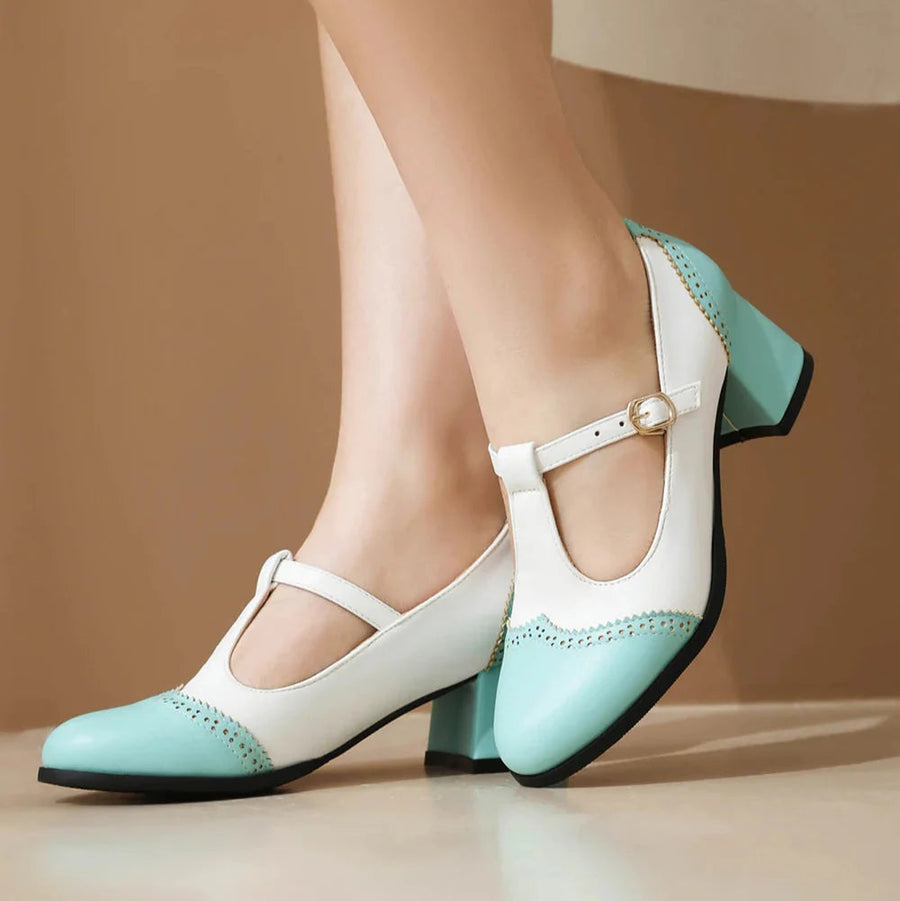 Mary Jane Block Heel - Heels CAAYWORLD WOMEN