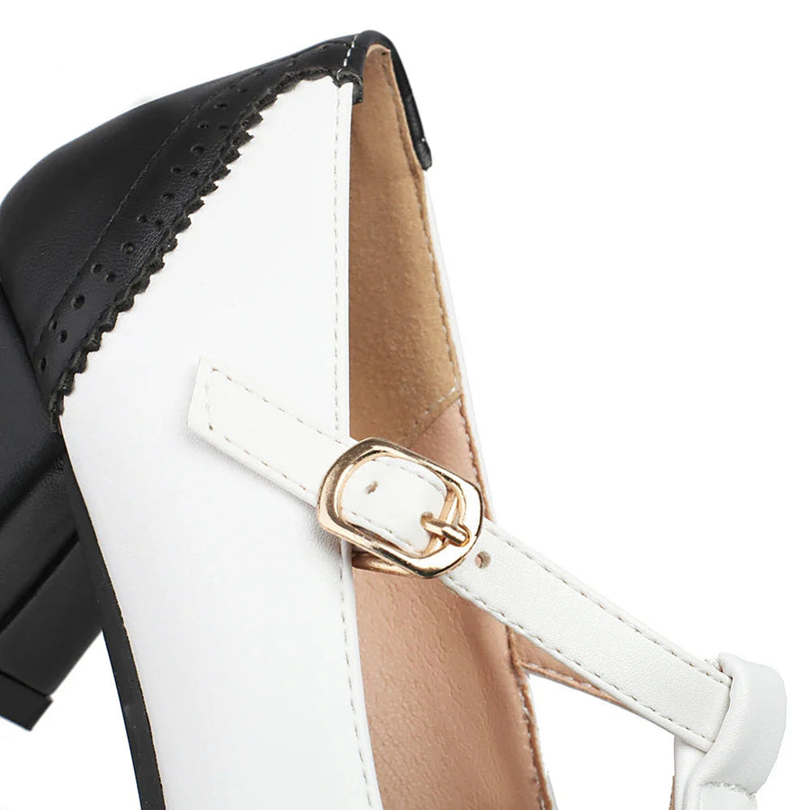 Mary Jane Block Heel - Heels CAAYWORLD WOMEN