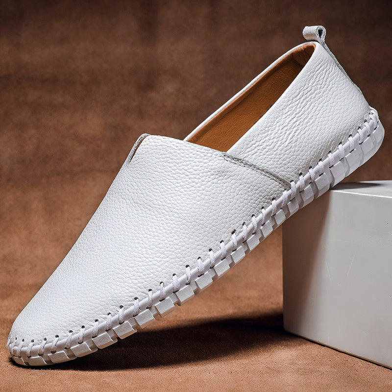 Massimo Leather Slip-On - Loafers CAAYWORLD MEN