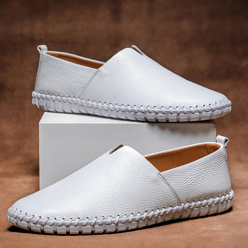 Massimo Leather Slip-On - Loafers CAAYWORLD MEN