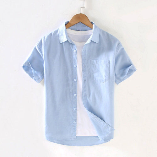 Matteo Linen Short Sleeve - T-Shirt CAAYWORLD MEN