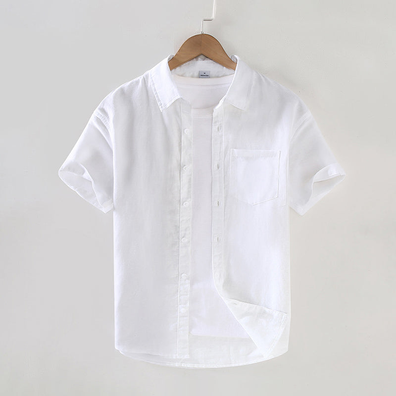Matteo Linen Short Sleeve - T-Shirt CAAYWORLD MEN