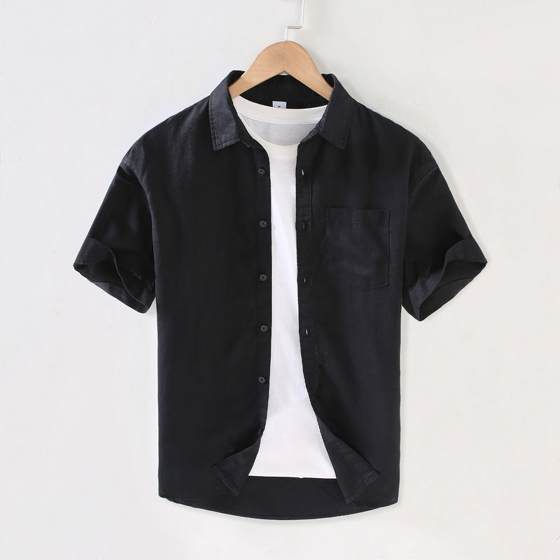 Matteo Linen Short Sleeve - T-Shirt CAAYWORLD MEN