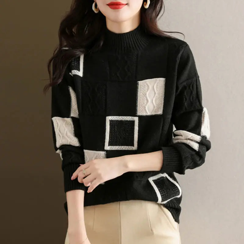 Mélange Knit Pullover - Sweater CAAYWORLD