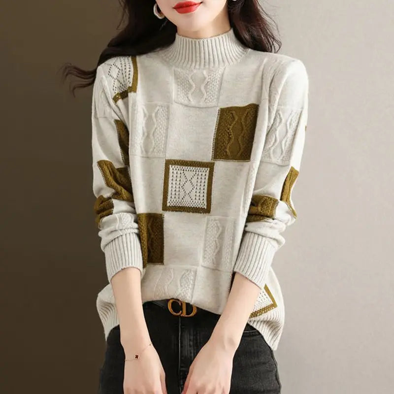 Mélange Knit Pullover - Sweater CAAYWORLD