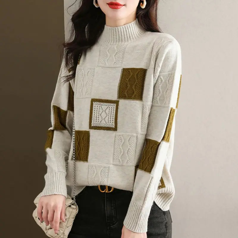 Mélange Knit Pullover - Sweater CAAYWORLD