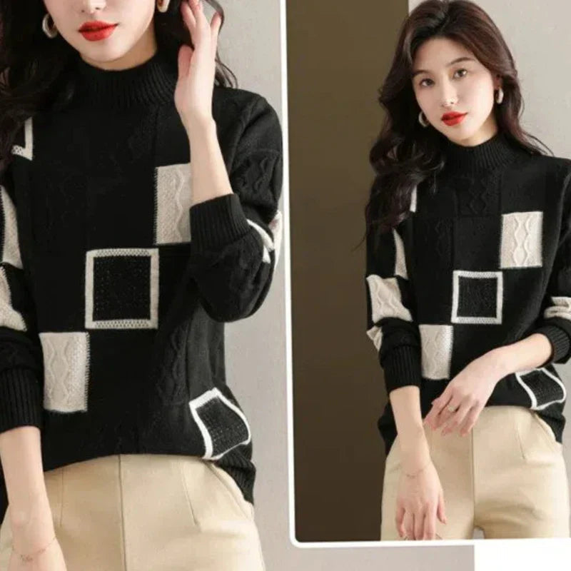 Mélange Knit Pullover - Sweater CAAYWORLD