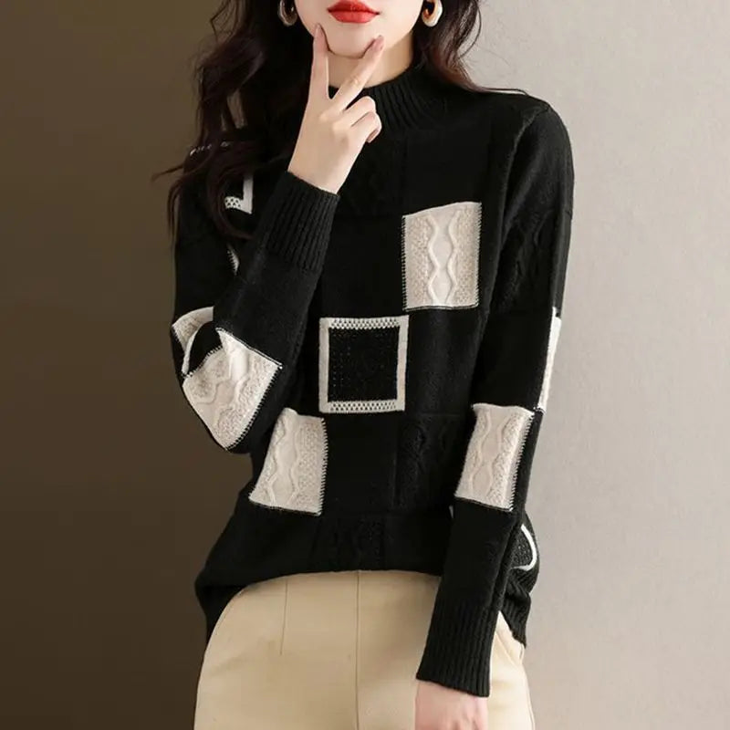 Mélange Knit Pullover - Sweater CAAYWORLD