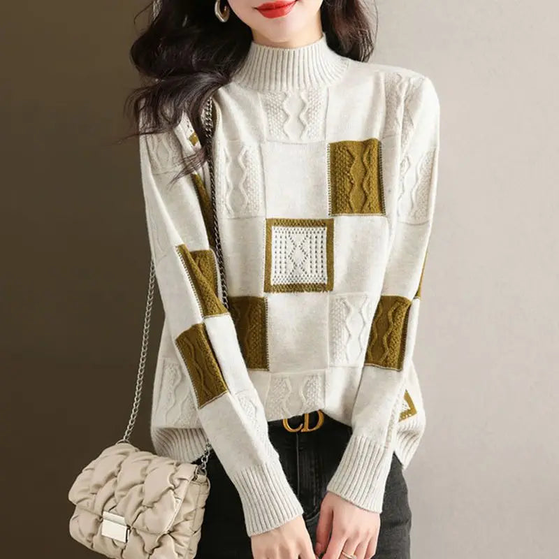 Mélange Knit Pullover - Sweater CAAYWORLD