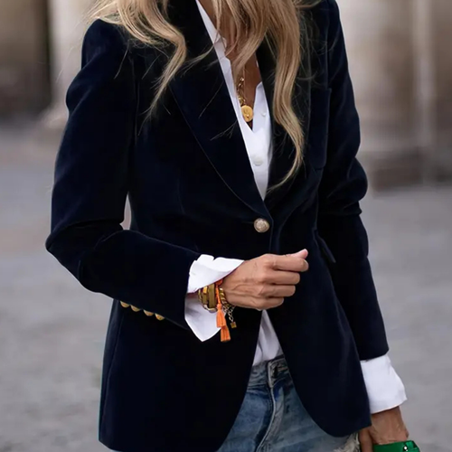 Melissa - Elegant Velour Jacket CAAYWORLD WOMEN