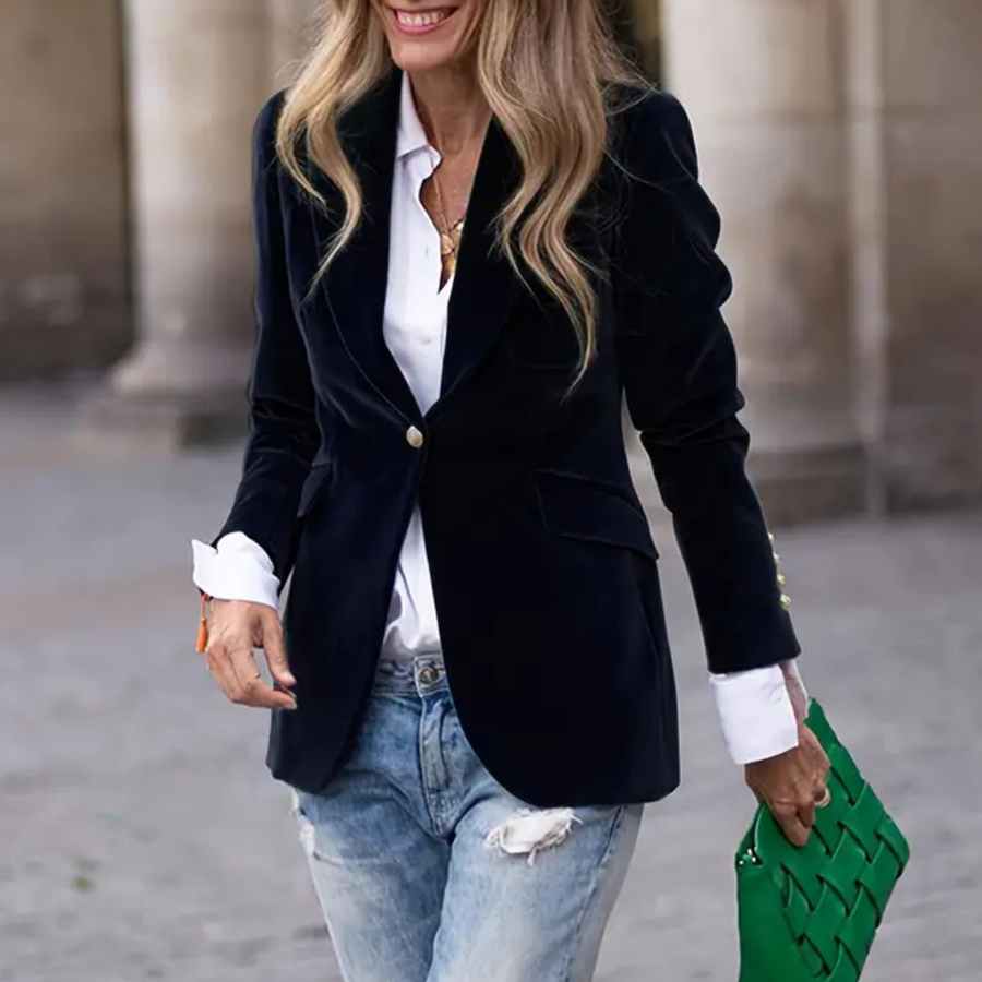 Melissa - Elegant Velour Jacket CAAYWORLD WOMEN