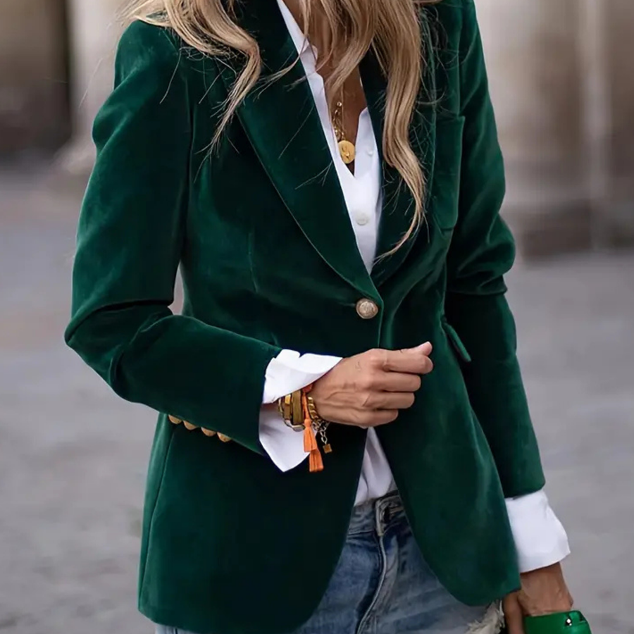 Melissa - Elegant Velour Jacket CAAYWORLD WOMEN