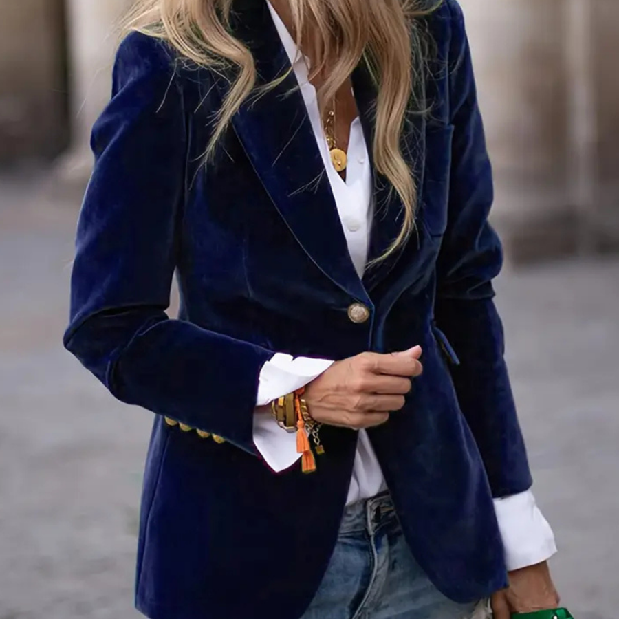 Melissa - Elegant Velour Jacket CAAYWORLD WOMEN