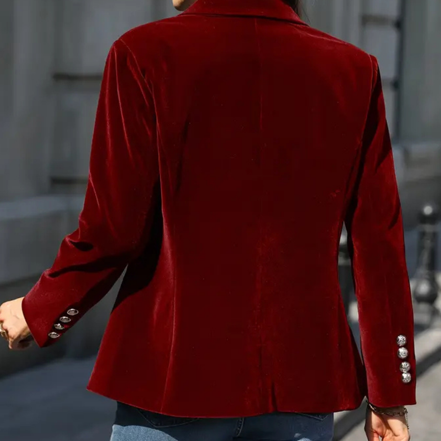 Melissa - Elegant Velour Jacket CAAYWORLD WOMEN
