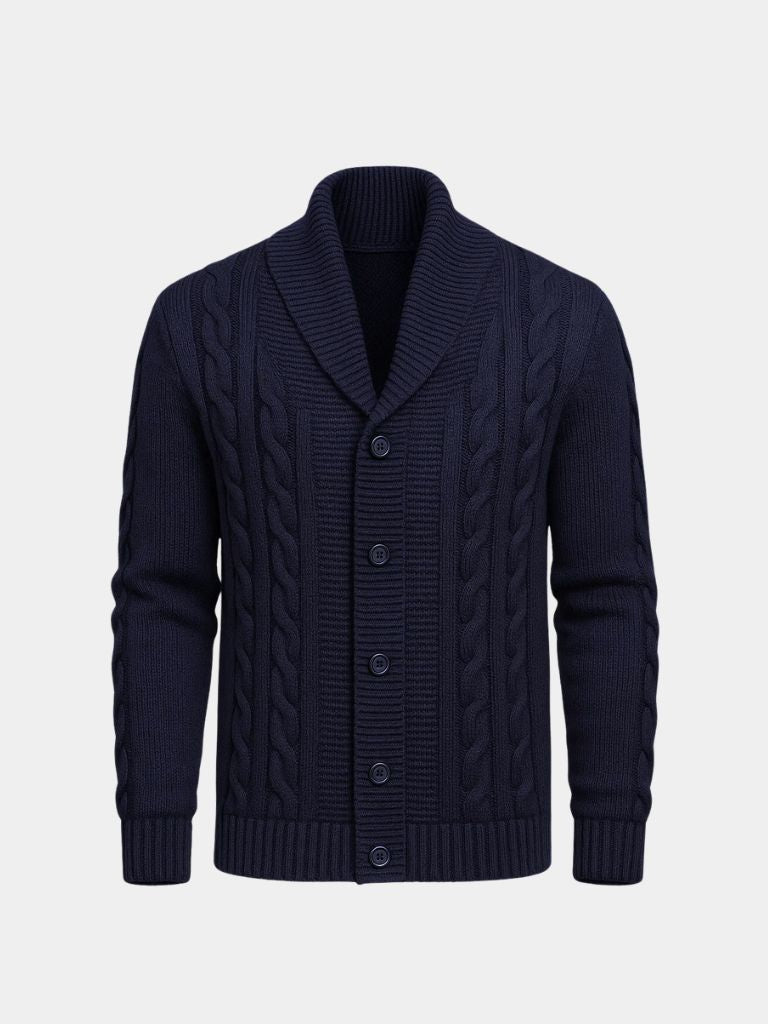 Men's Elegant Knit Cardigan - CAAYWORLD CAAYWORLD