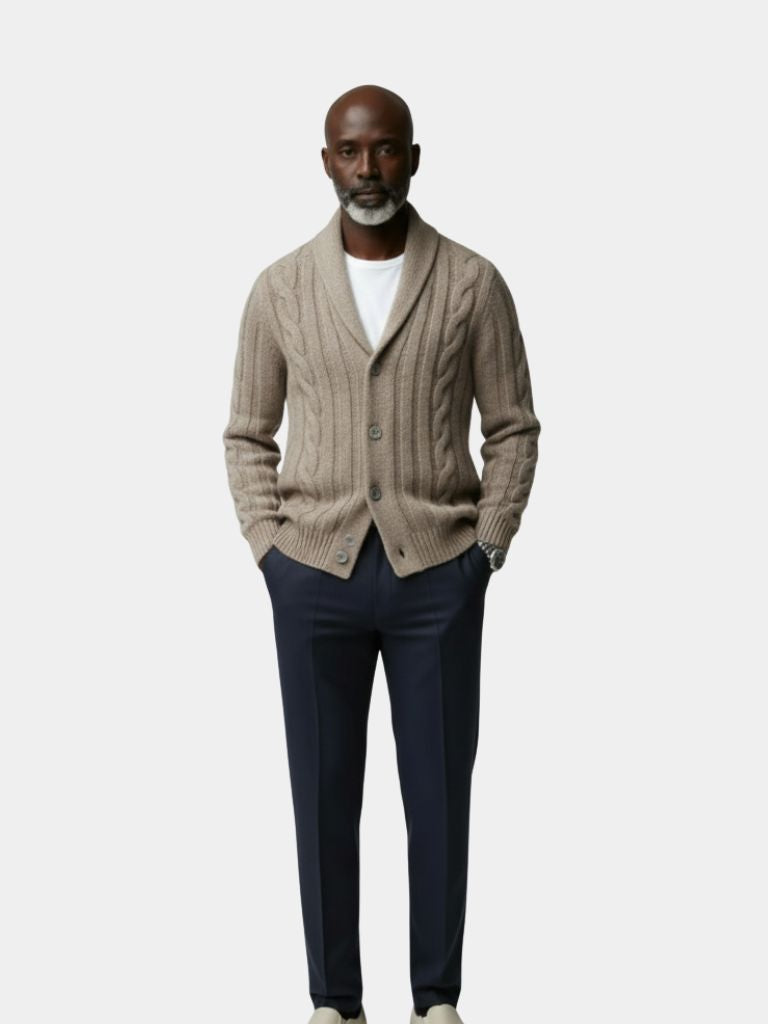 Men's Knitted Cardigan - CAAYWORLD CAAYWORLD