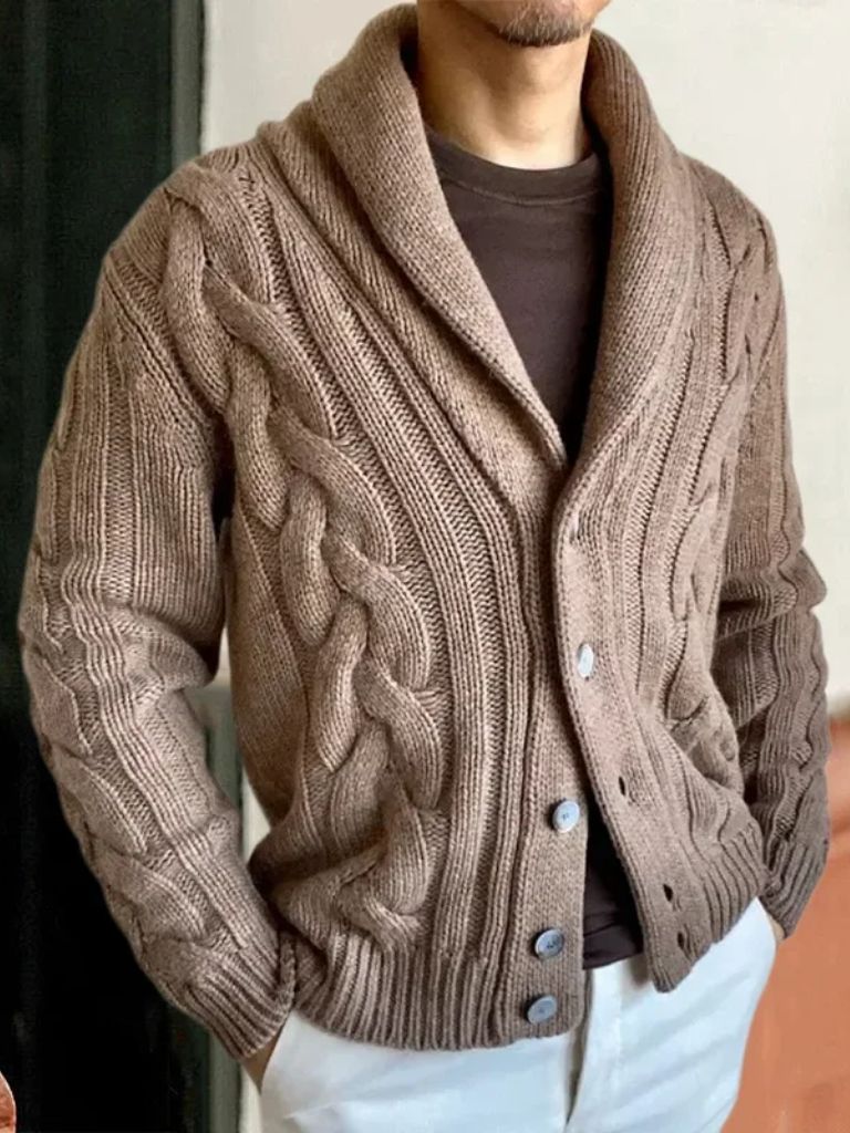 Men's Knitted Cardigan - CAAYWORLD CAAYWORLD