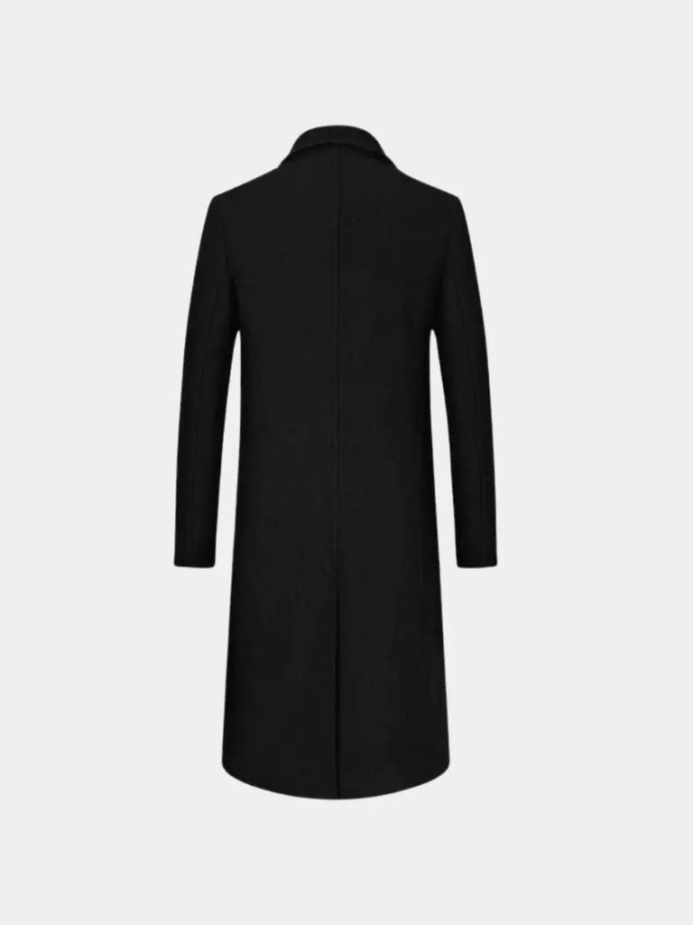 Mens Wool Blend Trench Coat - CAAYWORLD CAAYWORLD
