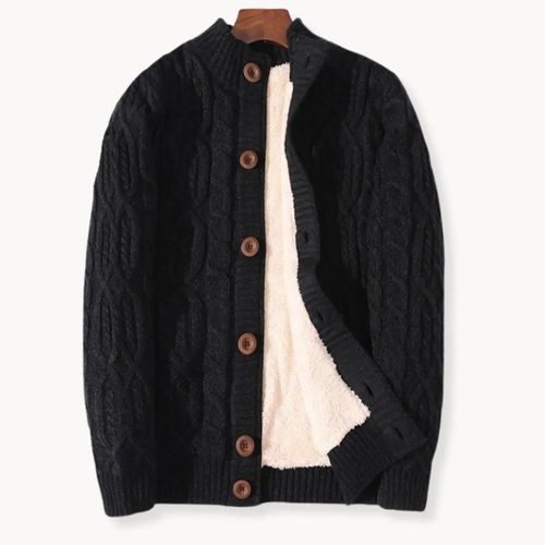 Merino Cable Knit - Cardigan CAAYWORLD