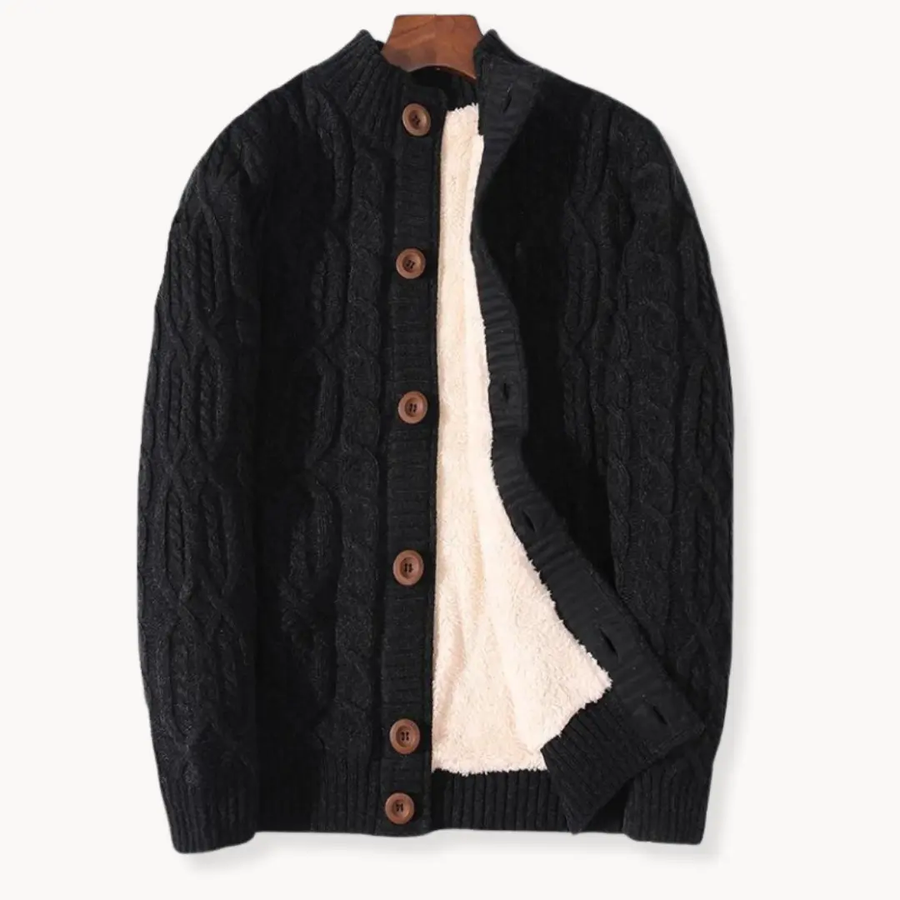 Merino Cable Knit - Cardigan CAAYWORLD