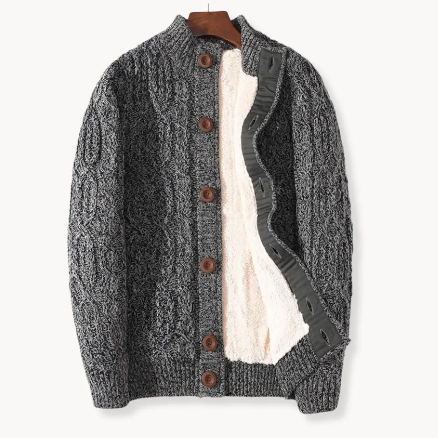 Merino Cable Knit - Cardigan CAAYWORLD