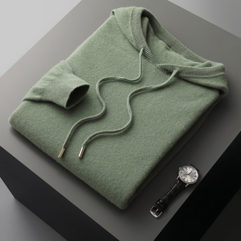Merino Wool Hooded - Sweater CAAYWORLD MEN