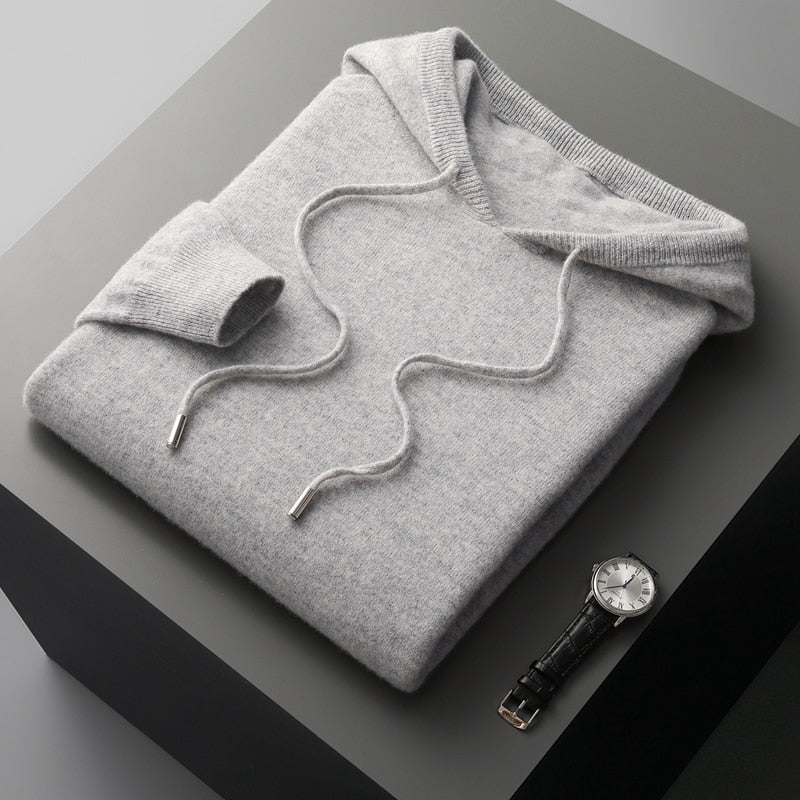 Merino Wool Hooded - Sweater CAAYWORLD MEN