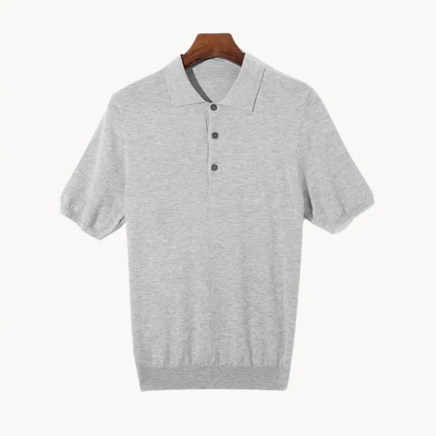Merino Wool Knit - Polo CAAYWORLD