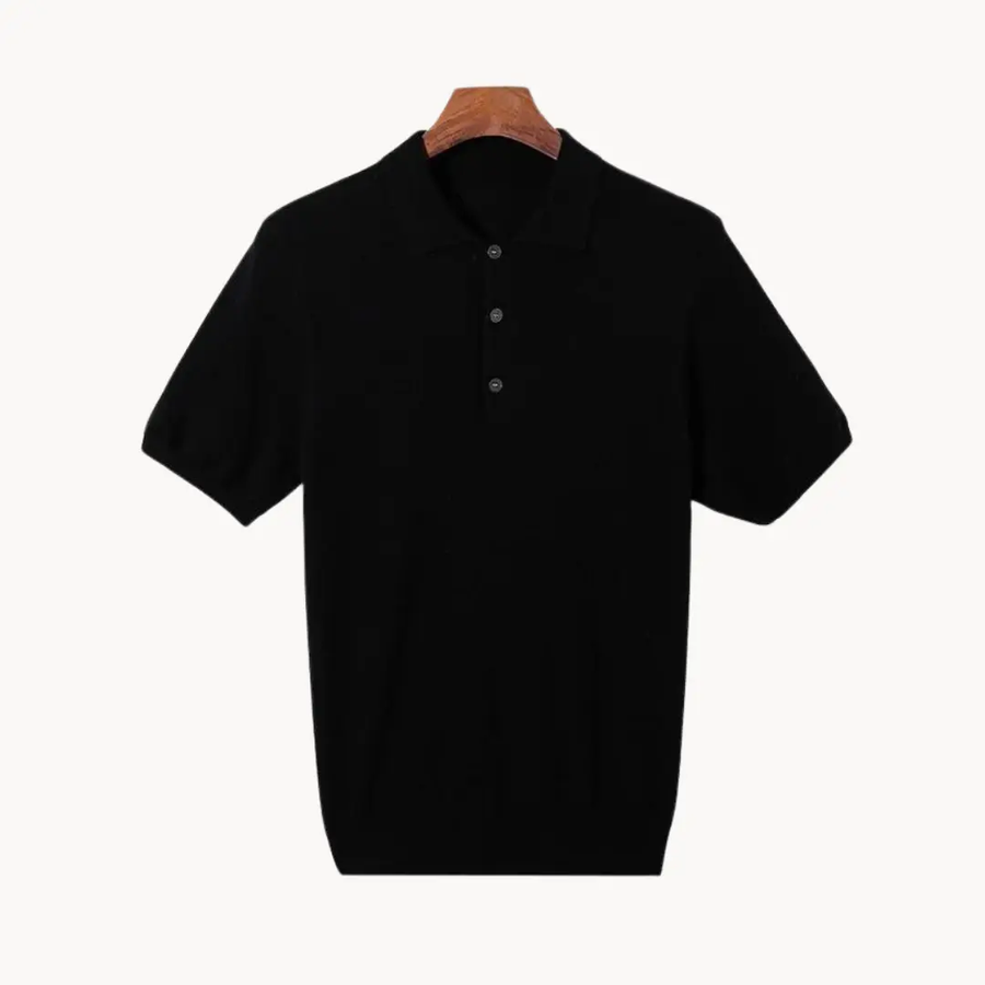 Merino Wool Knit - Polo CAAYWORLD