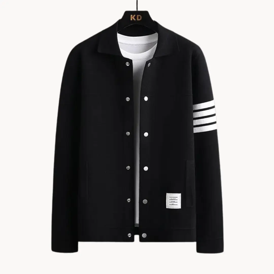Merino Wool Lapel - Cardigan CAAYWORLD