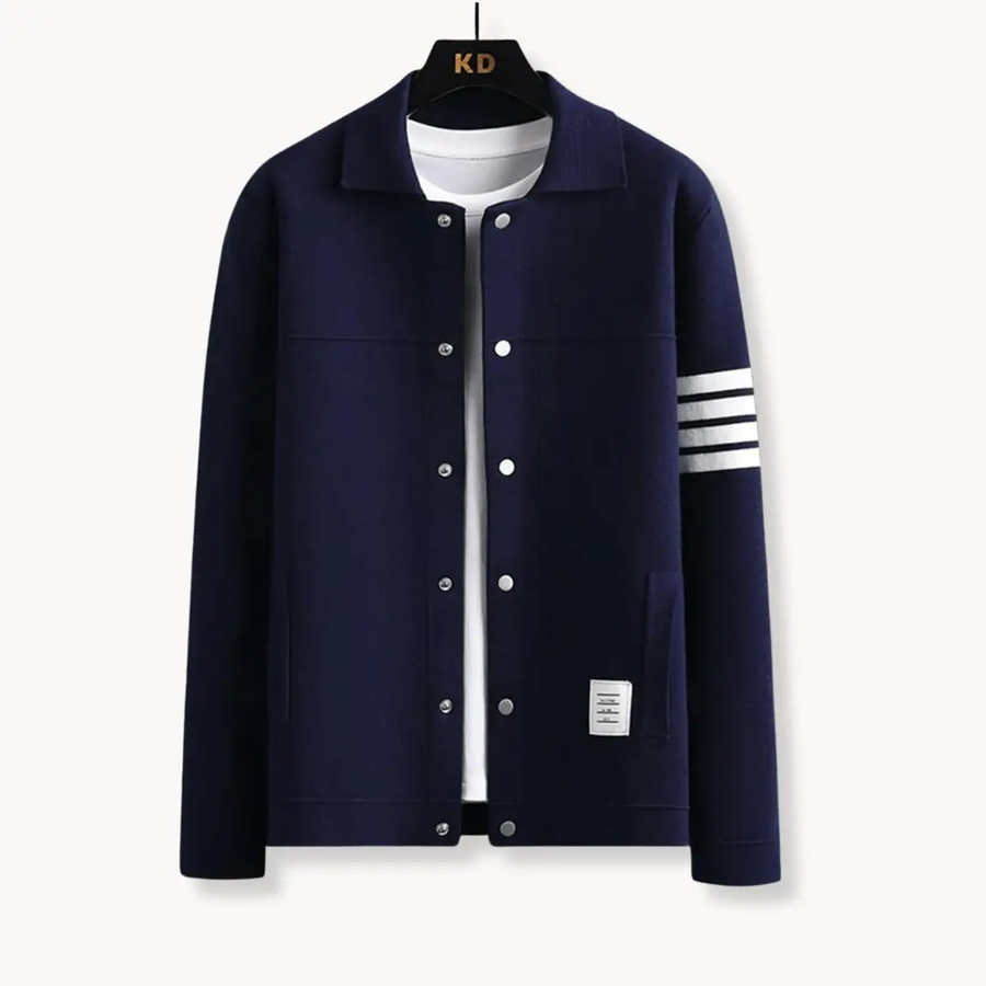 Merino Wool Lapel - Cardigan CAAYWORLD