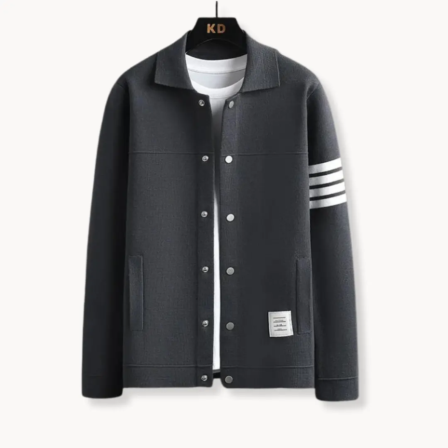 Merino Wool Lapel - Cardigan CAAYWORLD