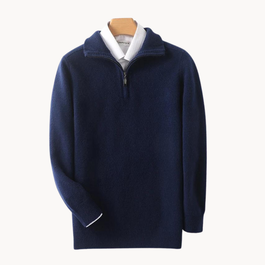 Merino Wool Quarter Zip - Sweater CAAYWORLD MEN