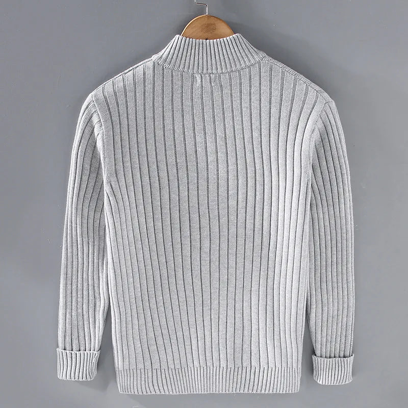 Merino Wool Zip Front - Cardigan CAAYWORLD MEN
