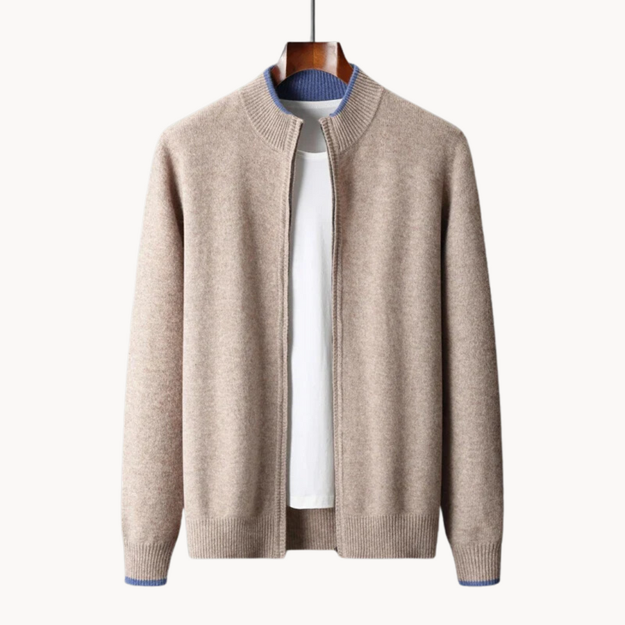 Merino Wool Zip Front - Sweater CAAYWORLD MEN