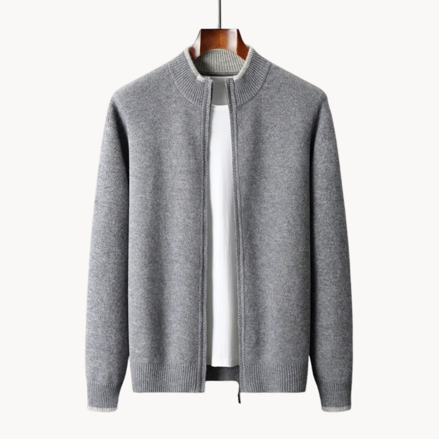 Merino Wool Zip Front - Sweater CAAYWORLD MEN