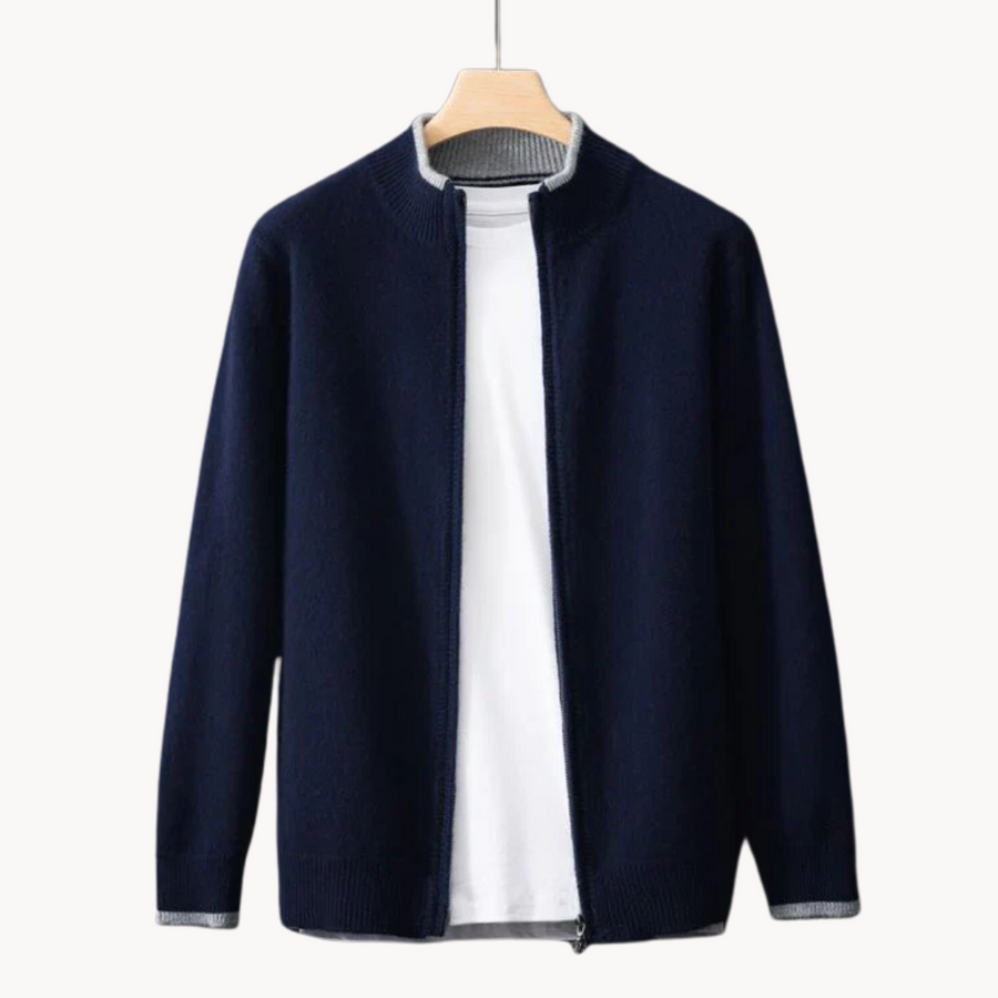 Merino Wool Zip Front - Sweater CAAYWORLD MEN