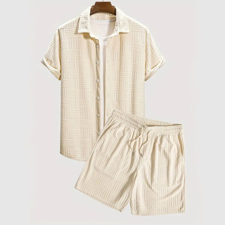 Milan-Inspired Tailored Blazer & Trousers - Two-Piece Set CAAYWORLD MEN