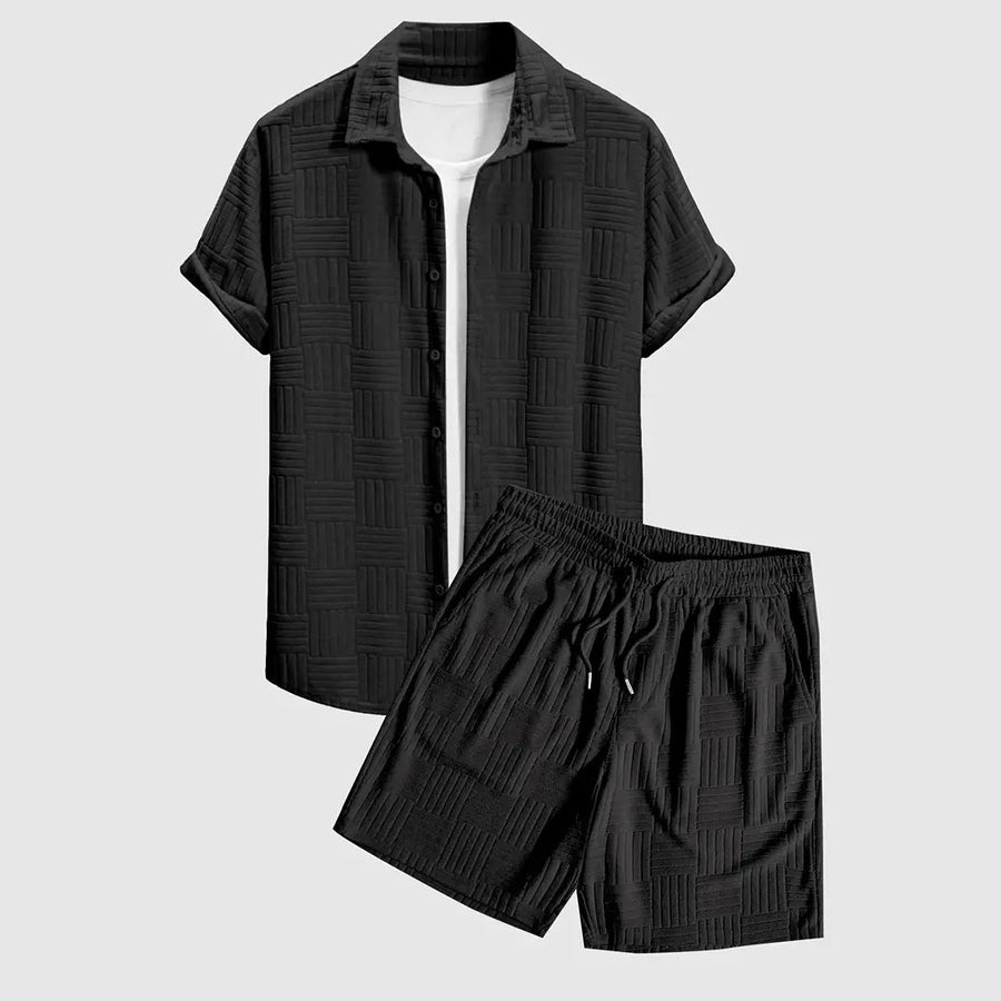 Milan-Inspired Tailored Blazer & Trousers - Two-Piece Set CAAYWORLD MEN