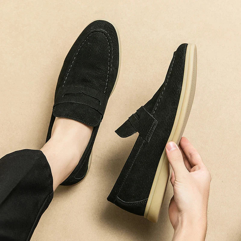 Milan Suede Slip-On - Loafers CAAYWORLD MEN